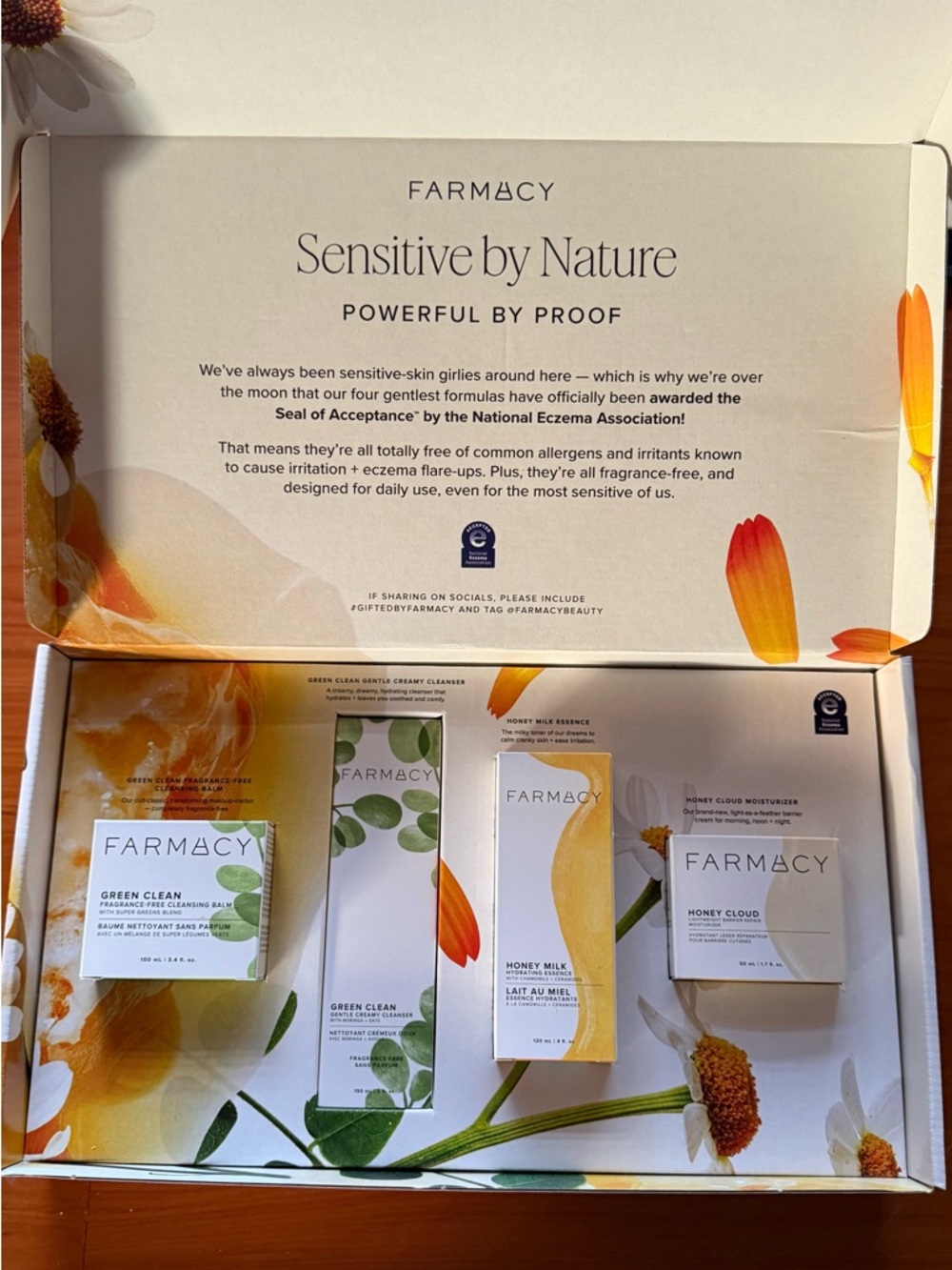 Farmacy Sensitive Skin Set NEW Honey Cloud + Green Clean + Essence